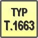 Piktogram - Typ: T.1663